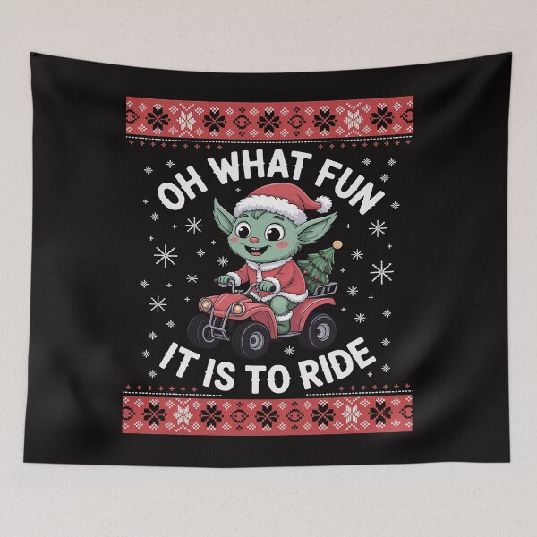 Item preview, Christmas ATV Santa Claus Four Wheeler Quad Oh What designed and sold by chaeningplan.