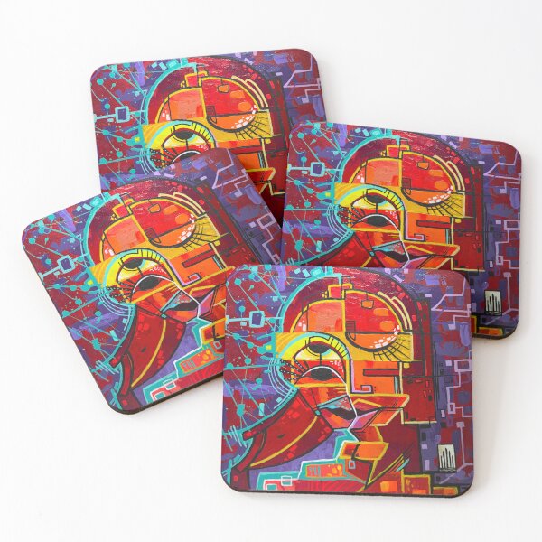 Item preview, Cubist portrait Phoenix power designed and sold by The Flying Eye.