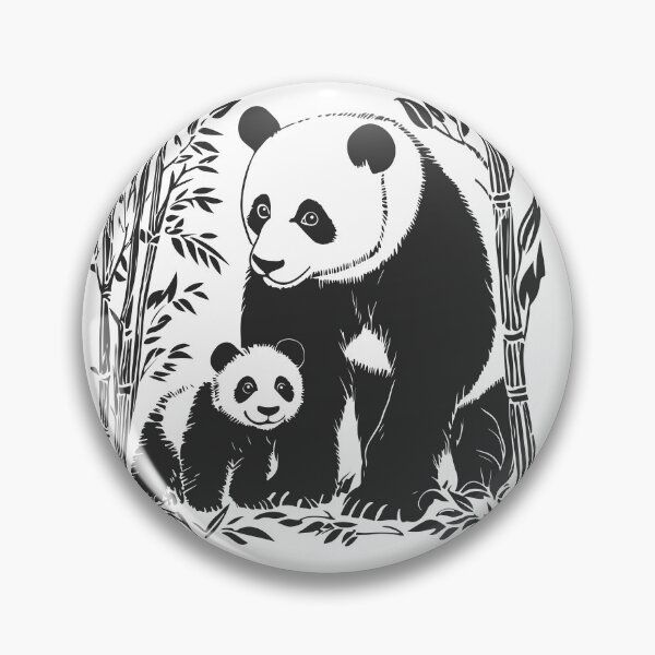 Item preview, Panda Mother and Baby designed and sold by JollyCritters.