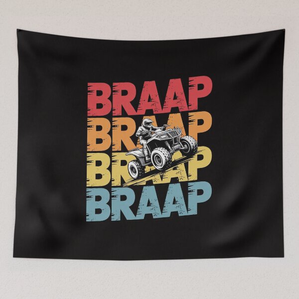 Item preview, Braap Quad Biker Gift I ATV Four Wheeler Quad Bike designed and sold by chaeningplan.