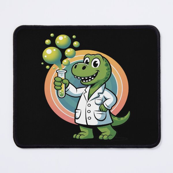 Item preview, Dino Science Club Brontosaurus Lab Coat Rainbow 70s designed and sold by Slwankol.