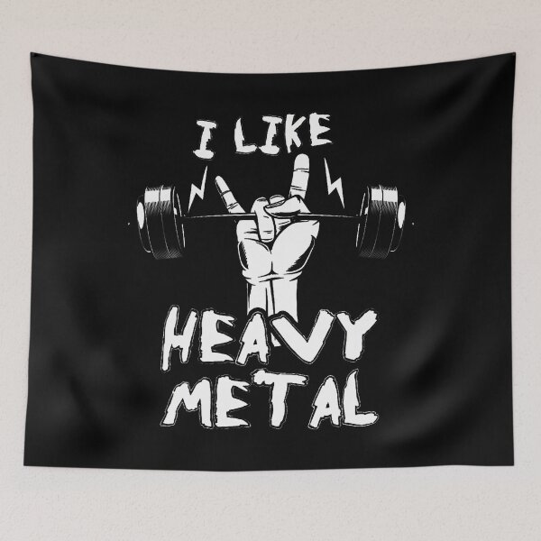 Item preview, Heavy Metal Weightlifting designed and sold by najbulaledany.