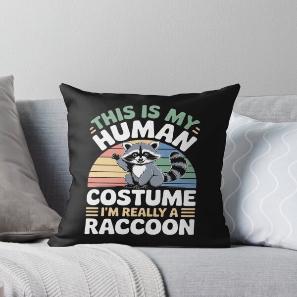 Item preview, Racoons Lover Vintage This Is My Human Costume I'm Really A designed and sold by AvagondaMind.