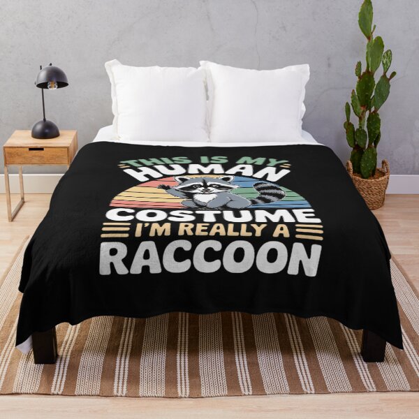 Item preview, Racoons Lover Vintage This Is My Human Costume I'm Really A designed and sold by AvagondaMind.