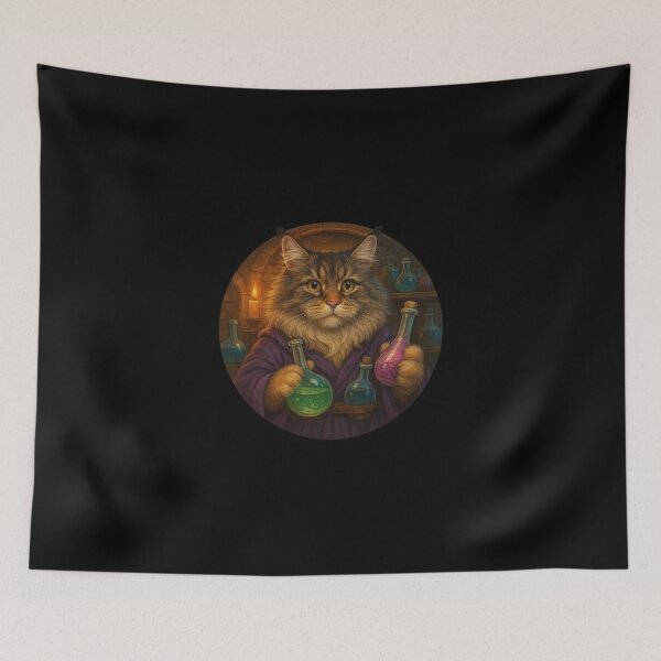 Item preview, The Feline Alchemist designed and sold by Fort Galaxy.