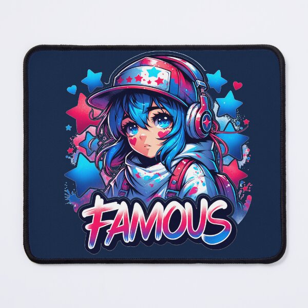 Item preview, Anime Famous Girl Urban Art – Cute Street Style Illustration designed and sold by TshirtMyMom.