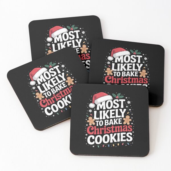 Item preview, Most Likely to Bake Christmas Cookies Xmas Matching  designed and sold by DigitaldeligArt.