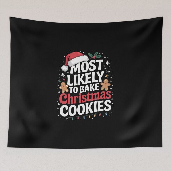 Item preview, Most Likely to Bake Christmas Cookies Xmas Matching  designed and sold by DigitaldeligArt.