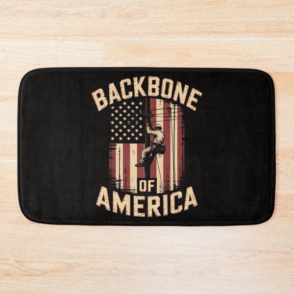 Item preview, Backbone Of America Arborist Tree Surgeon Lumberjack Logger designed and sold by chaeningplan.