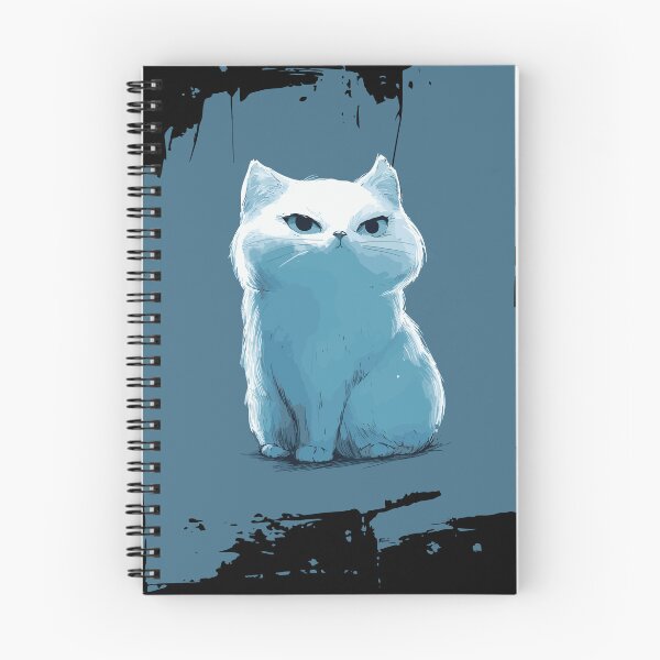 Item preview, Ms. Meow's blue mood designed and sold by ClubVacay.