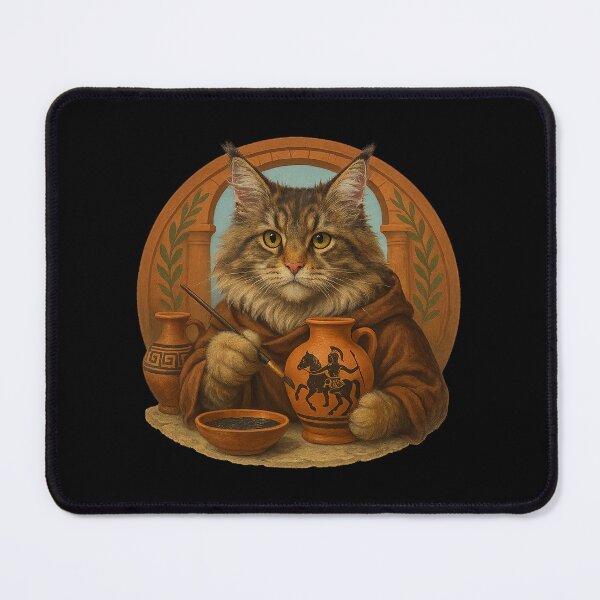Item preview, The Feline Potter of Antiquity designed and sold by Fort Galaxy.