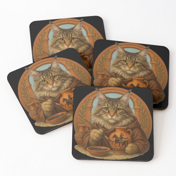 Item preview, The Feline Potter of Antiquity designed and sold by Fort Galaxy.
