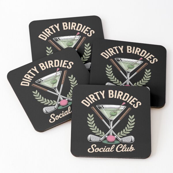 Item preview, Dirty Birdies Social Club Golfing & Drinking Funny Adult designed and sold by Slwankol.