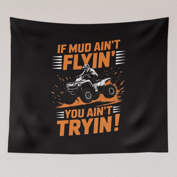 Item preview, ATV Quad Riding Four Wheeler Mud ain't flying designed and sold by chaeningplan.