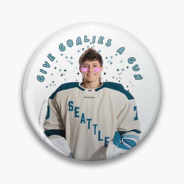 Item preview, Give Goalies a Gun: Carly Jackson designed and sold by OffsideNewsCo.
