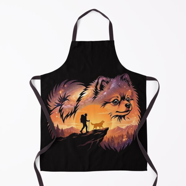 Item preview, Pomeranian Hiking Journey: Cosmic Nature Art designed and sold by Innova_Creations.