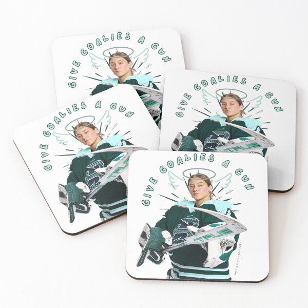 Item preview, Give Goalies a Gun: Aerin Frankel designed and sold by OffsideNewsCo.