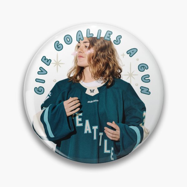 Item preview, Give Goalies a Gun: Corinne Schroeder  designed and sold by OffsideNewsCo.