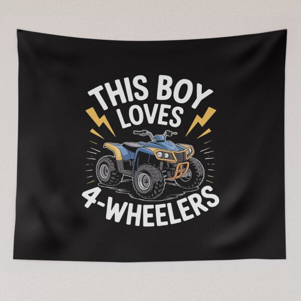 Item preview, ATV Quad Biking This Boy Loves 4 Wheelers designed and sold by teltvitossuilea.
