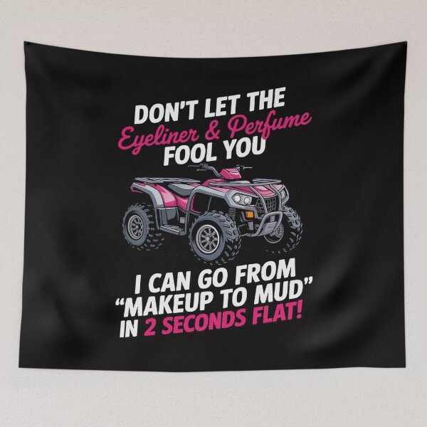Item preview, ATV Quad Bike Riding Girl For All-Terrain Four Wheeler designed and sold by teltvitossuilea.