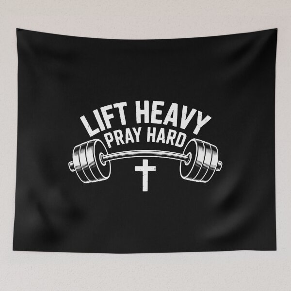 Item preview, Lift Heavy Pray Hard designed and sold by najbulaledany.