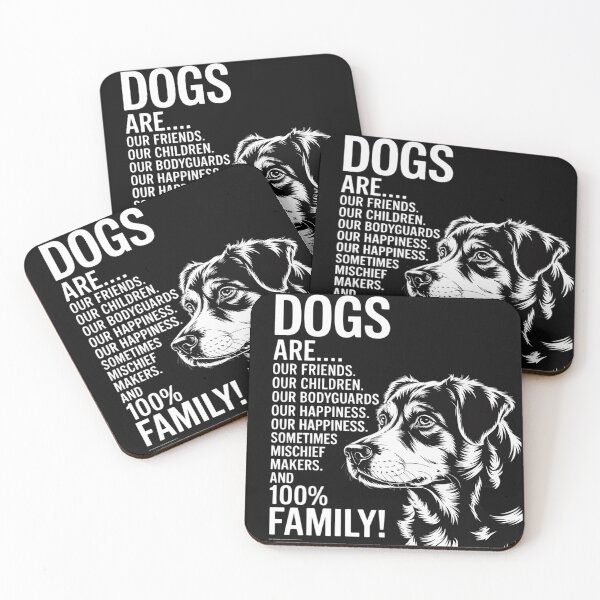 Item preview, Dogs Are Our Friends Our Children Our Bodyguards designed and sold by genkihikki.