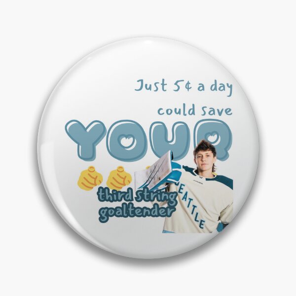 Item preview, Third String Goaltenders: Carly Jackson (Alternate) designed and sold by OffsideNewsCo.