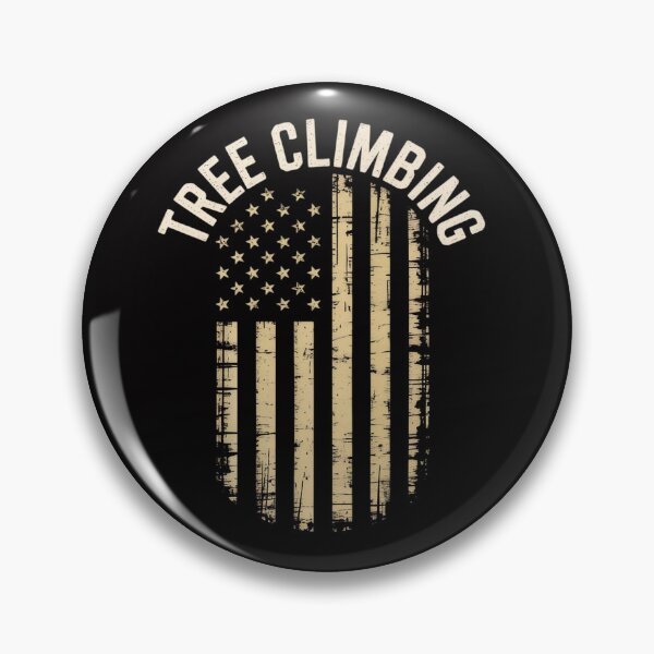 Item preview, American Flag Tree Climbing Climber Lumberjack designed and sold by teltvitossuilea.