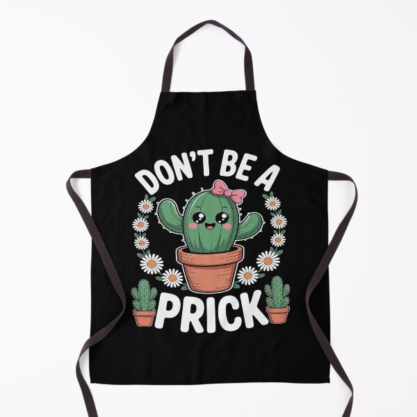 Item preview, Don’t Be a Prick Funny Kawaii Cactus Sarcastic Plant pun designed and sold by genkihikki.