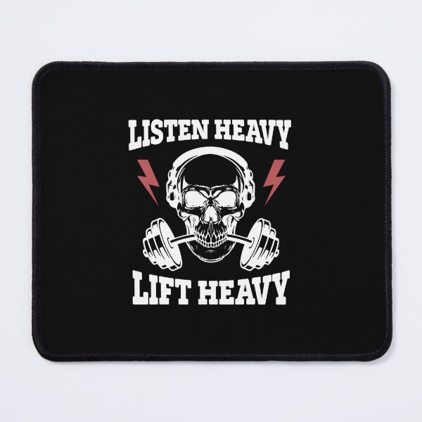 Item preview, Listen Heavy Lift Heavy Skull designed and sold by najbulaledany.