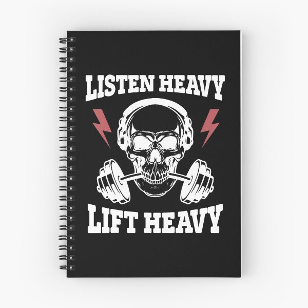 Item preview, Listen Heavy Lift Heavy Skull designed and sold by najbulaledany.