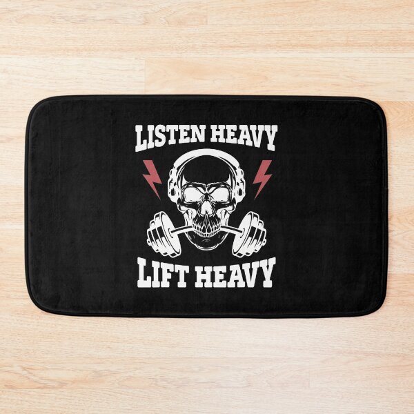Item preview, Listen Heavy Lift Heavy Skull designed and sold by najbulaledany.
