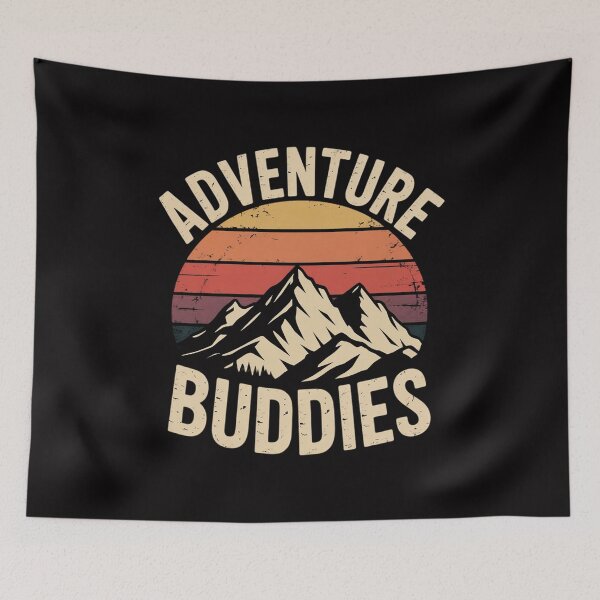 Item preview, Adventure Buddies - Traveler Buddy Backpacking Camping Hiker designed and sold by teltvitossuilea.
