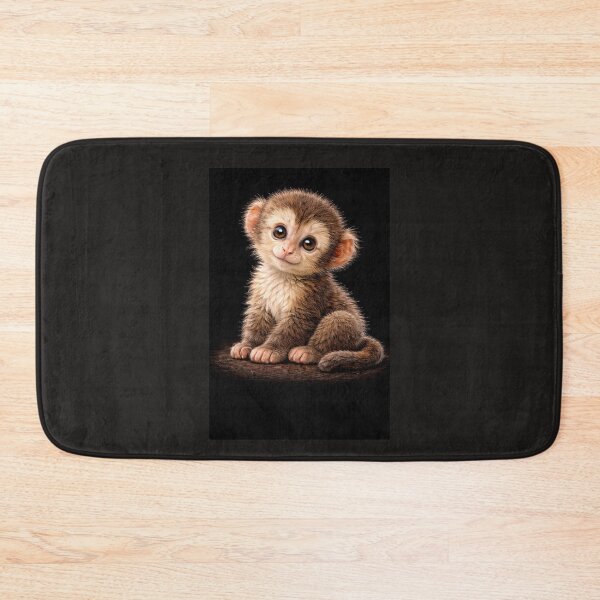 Item preview, Baby Monkey – Curious Heart designed and sold by TheJoyfulPen.