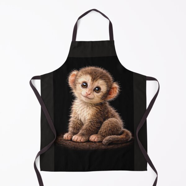 Item preview, Baby Monkey – Curious Heart designed and sold by TheJoyfulPen.