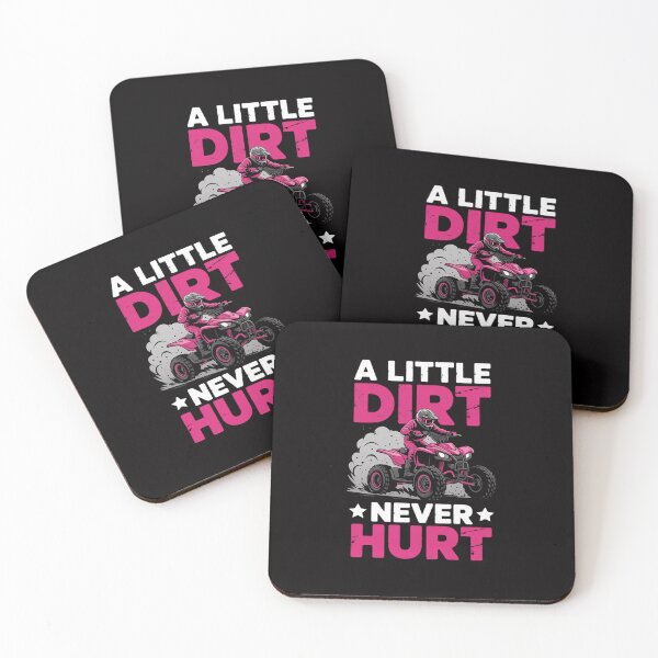 Item preview, A Little Dirt Never Hurt 4 Wheeler ATV Quad Kids Girls designed and sold by teltvitossuilea.