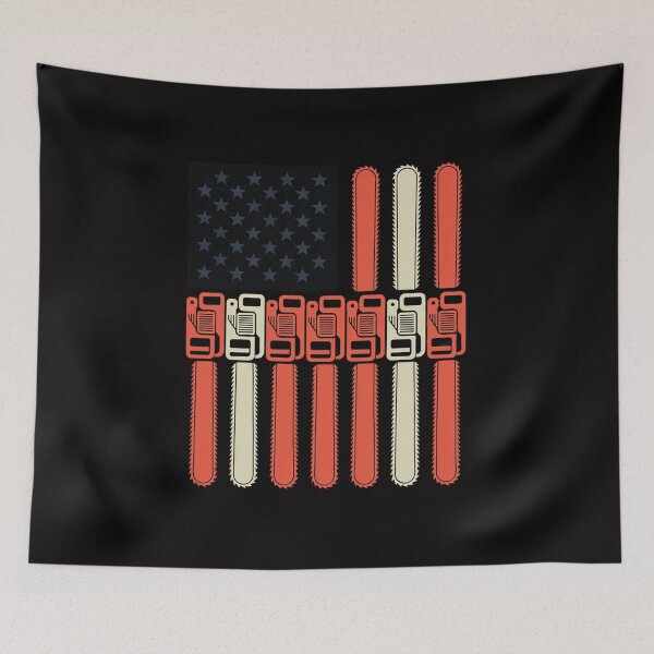 Item preview, 4th Of July Arborist Men Tree Climber Dad Chainsaw designed and sold by teltvitossuilea.