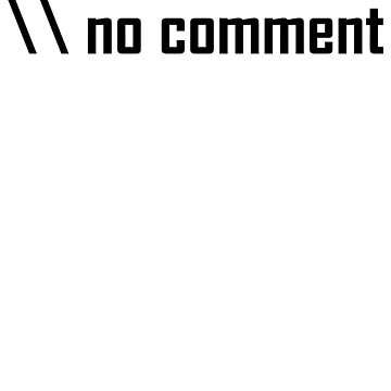 Artwork thumbnail, No Comment- Funny Computing Coding Design by the-elements