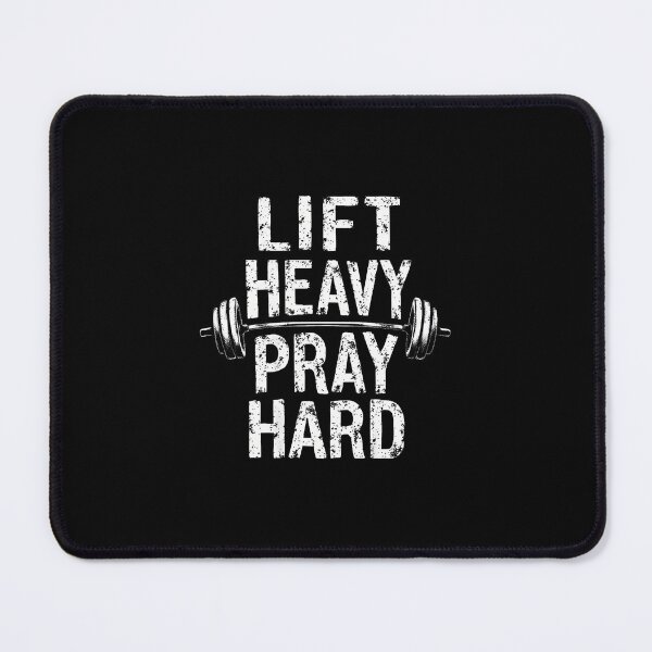 Item preview, Lift Heavy Pray Hard Jesus Gym designed and sold by najbulaledany.