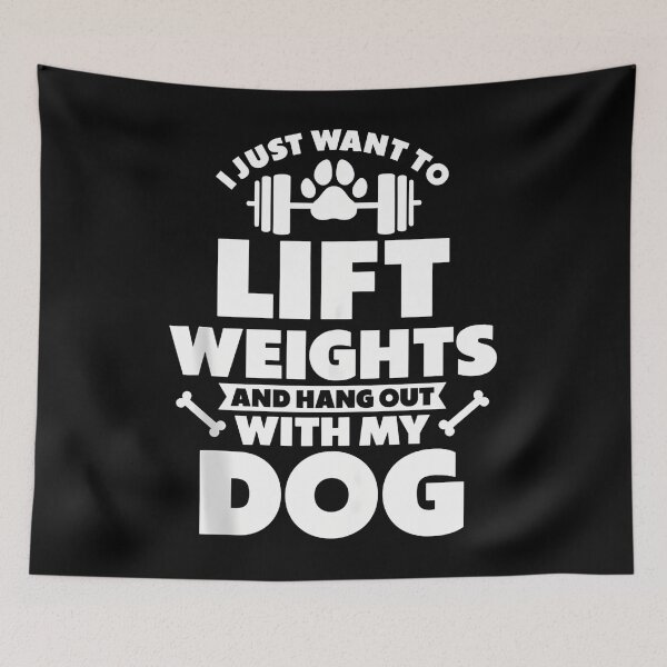 Item preview, Lift Weights Hang Out With My Dog designed and sold by najbulaledany.