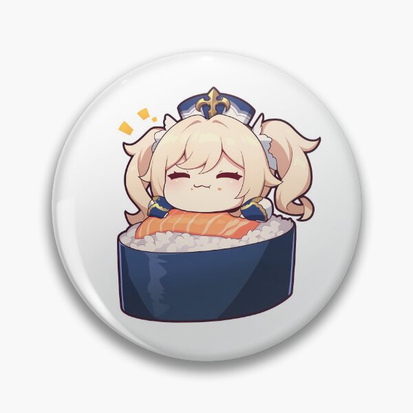 Item preview, Game Barbara Genshin Impact Chibi Sushi Kawaii Cute Idol Anime Girl designed and sold by CarlosBender.