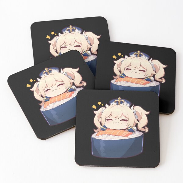 Item preview, Game Barbara Genshin Impact Chibi Sushi Kawaii Cute Idol Anime Girl designed and sold by CarlosBender.