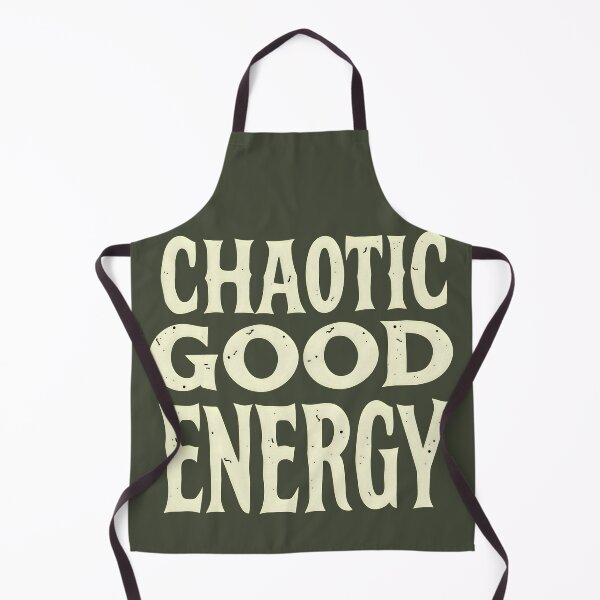 Item preview, Chaotic Good Energy Bold Typography Quote designed and sold by Amplify-n-Co.