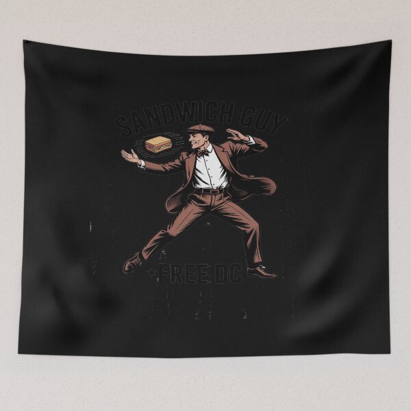 Item preview, Sandwich Man, Free D.C., Free DC, Sandwich Guy designed and sold by Hofersofer.