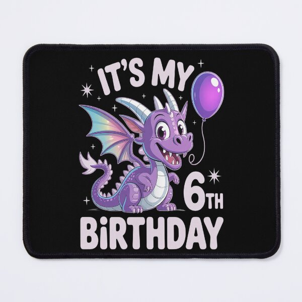 Item preview, Dragon 6th Birthday Mystical Party Magical Creature Fantasy designed and sold by genkihikki.