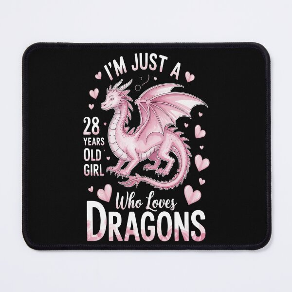 Item preview, Dragon 28th Birthday Girl Party Mythical Creature Fantasy designed and sold by genkihikki.