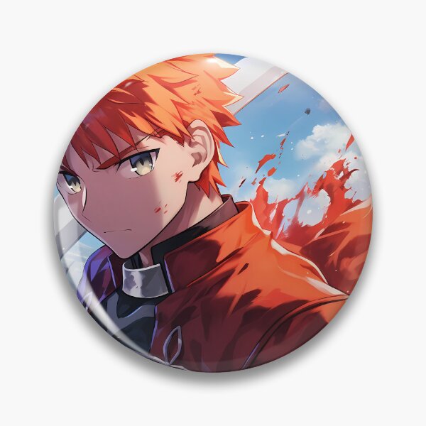Item preview, Shirou Emiya Fate Stay Night Anime Hero Battle Fire Sky Determination designed and sold by CarlosBender.