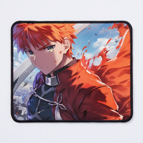 Item preview, Shirou Emiya Fate Stay Night Anime Hero Battle Fire Sky Determination designed and sold by CarlosBender.