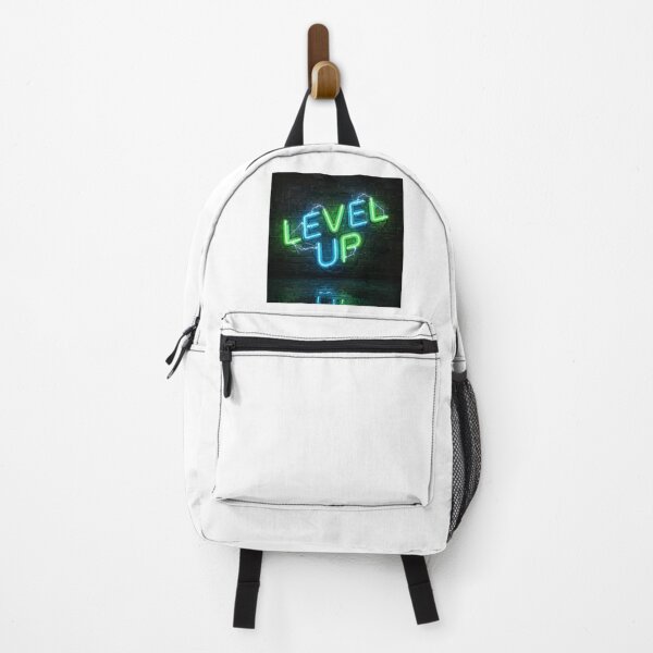 Item preview, Level Up - Electric Cyberpunk Neon Sign designed and sold by NextLevelThread.