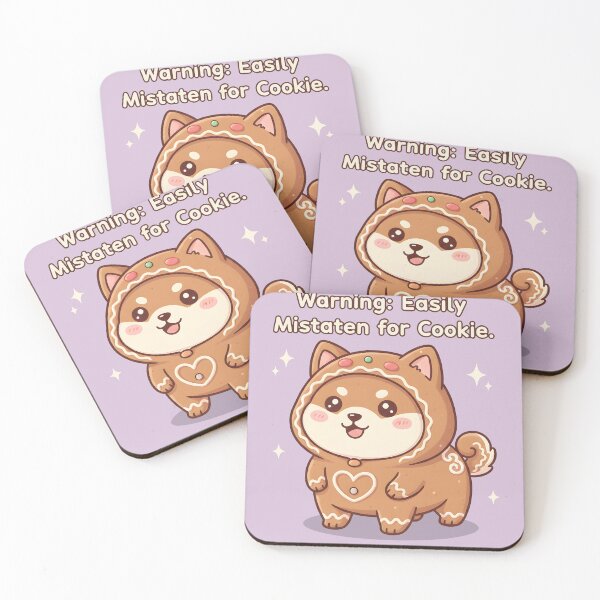 Item preview, Warning: Mistaken for Cookie Cute Gingerbread Dog designed and sold by SillyPawsStudio.